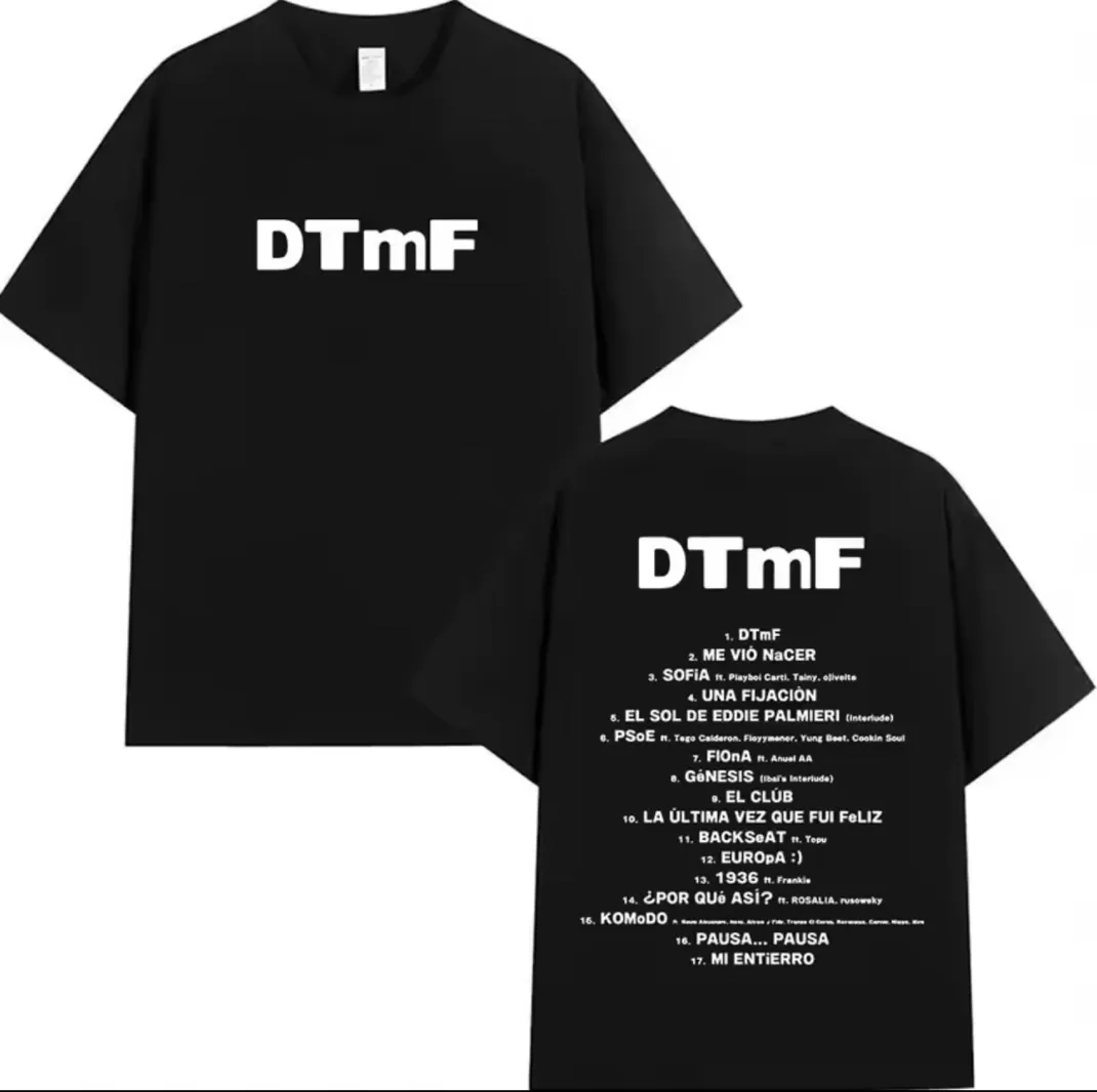 Bad Bunny DTMF Tracklist T-Shirt