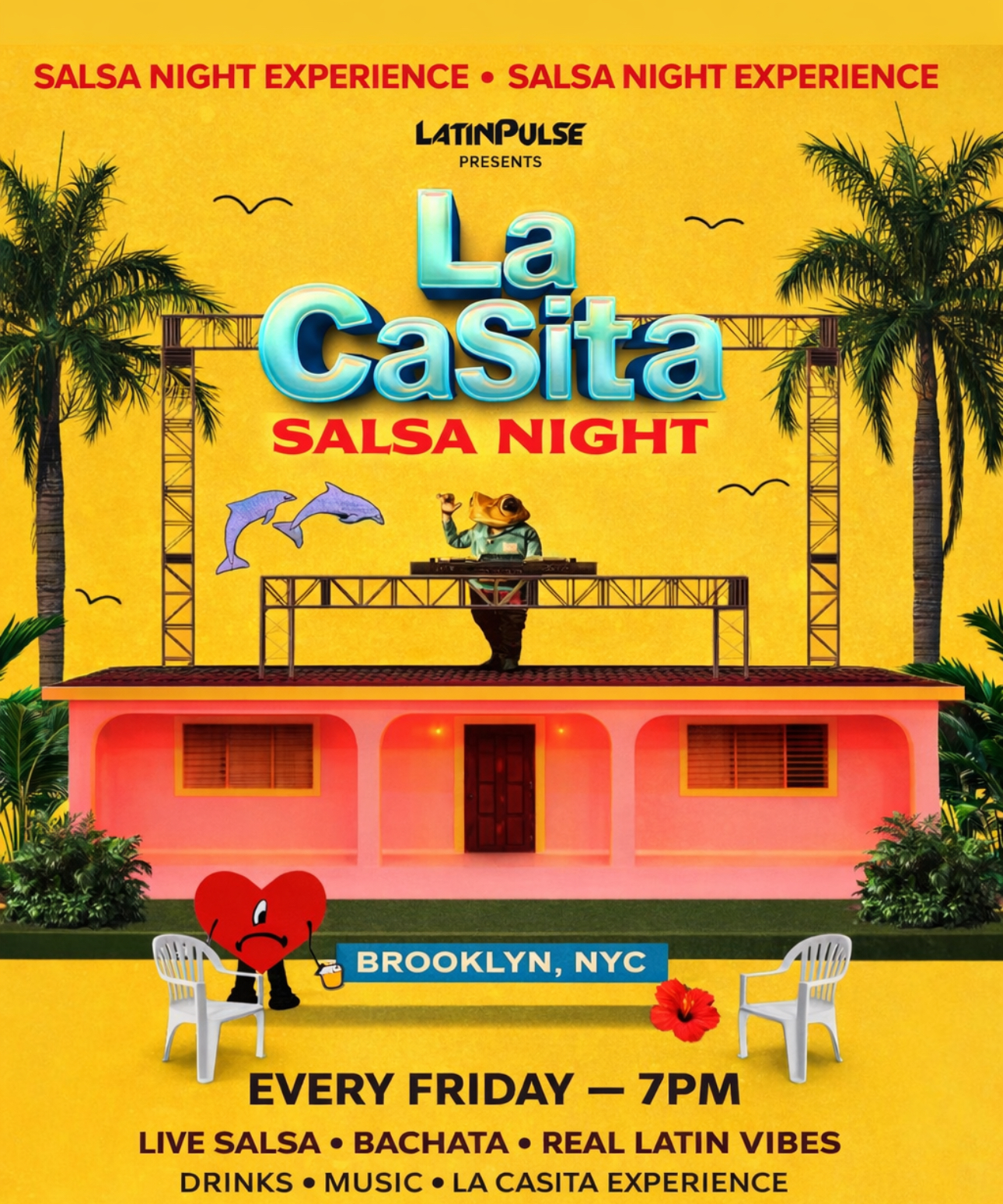 Salsa Night at La Casita — Every Friday