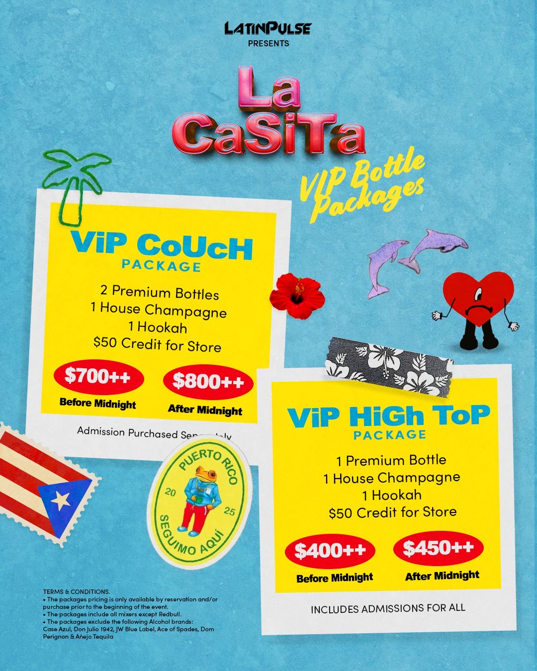 VIP Bottle Packages